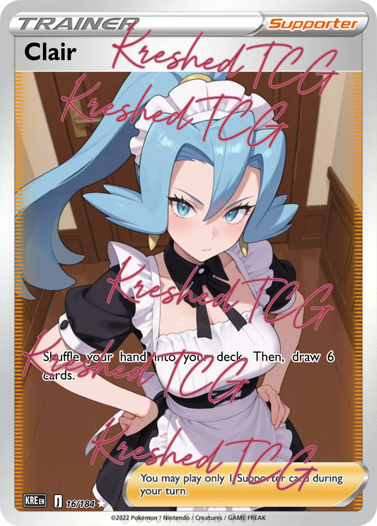 Clair Pokémon Full Art Holo – Anime Custom Card | KreshedTCG