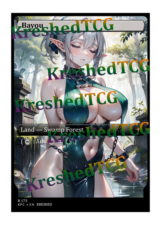 Bayou MTG Full Art Holo – Anime Custom Card | KreshedTCG