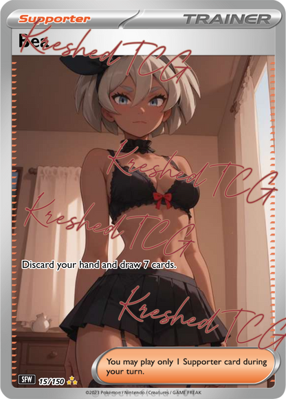 Bea Pokémon Full Art Holo – Anime Custom Card | KreshedTCG