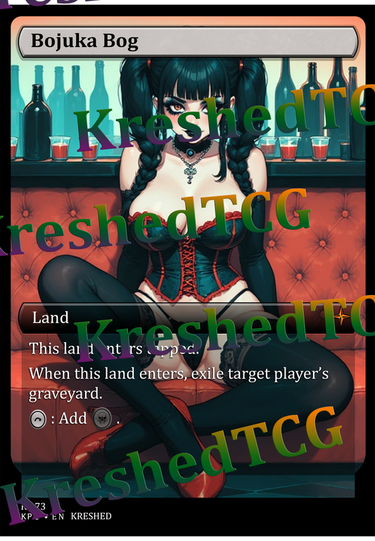 Bojuka Bog MTG Full Art Holo – Anime Custom Card | KreshedTCG