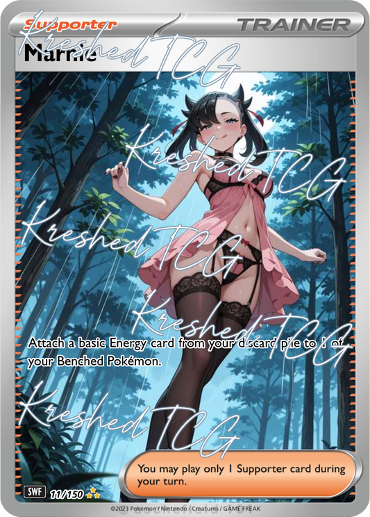 Marnie Pokémon Full Art Holo – Anime Custom Card | KreshedTCG