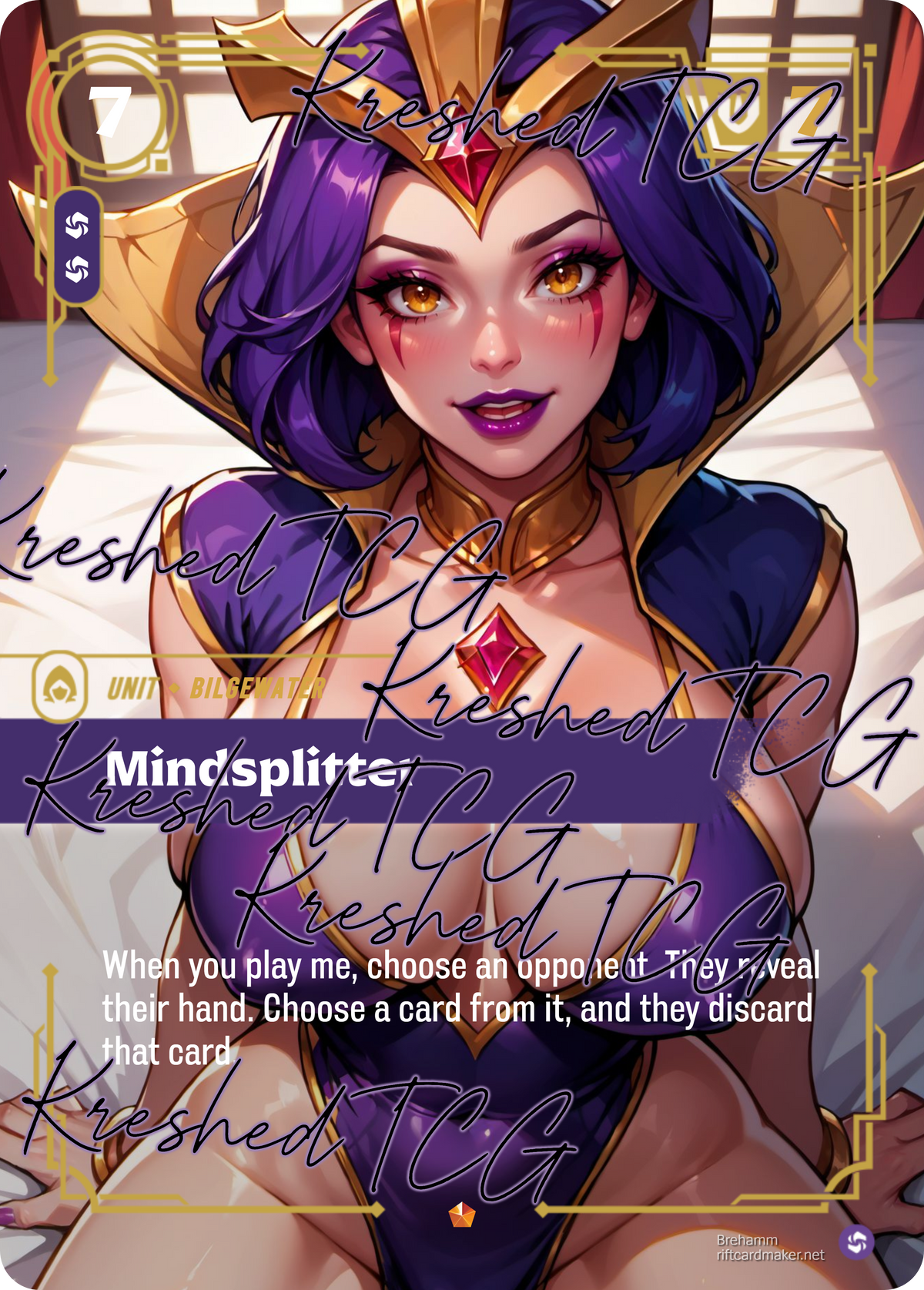 Mindsplitter Full Art Holo – Anime Custom Card | KreshedTCG