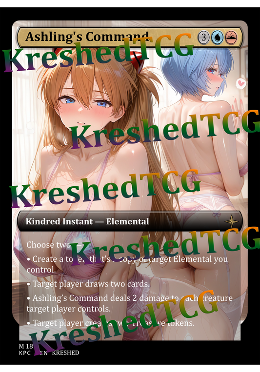 Ashling's Command MTG Full Art Holo – Anime Custom Card | KreshedTCG