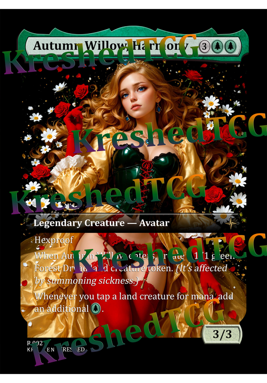 Autumn Willow, Harmony MTG Full Art Holo – Anime Custom Card | KreshedTCG