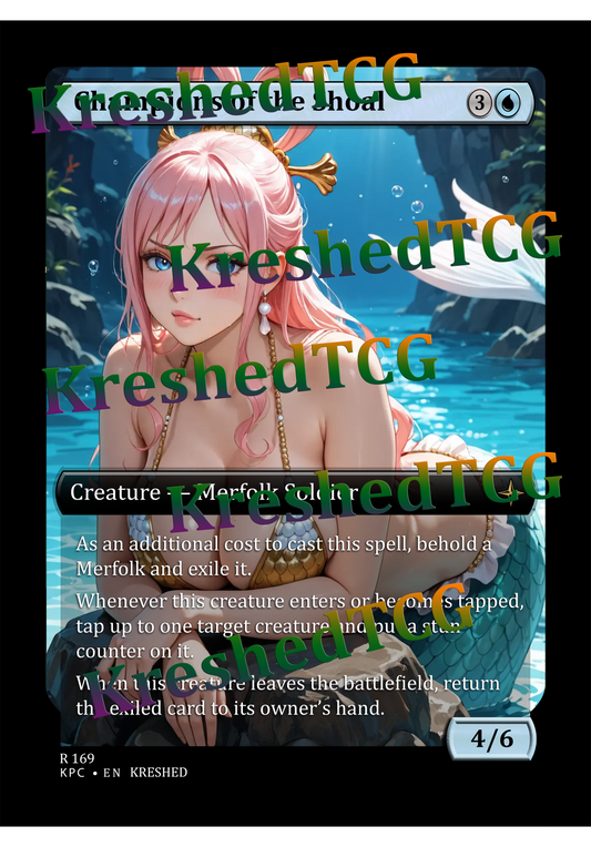 Champions of the Shoal MTG Full Art Holo – Anime Custom Card | KreshedTCG