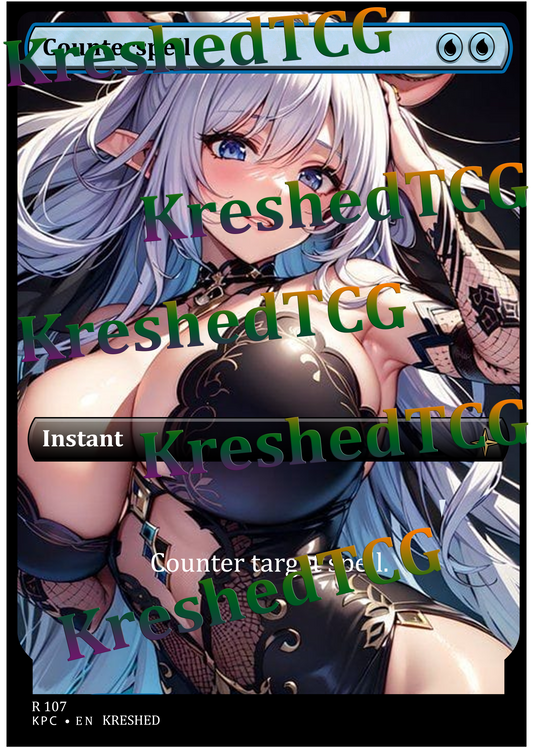 Counterspell MTG Full Art Holo – Anime Custom Card | KreshedTCG