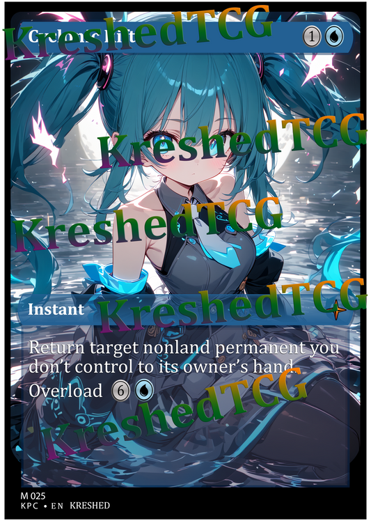 Cyclonic Rift MTG Full Art Holo – Anime Custom Card | KreshedTCG