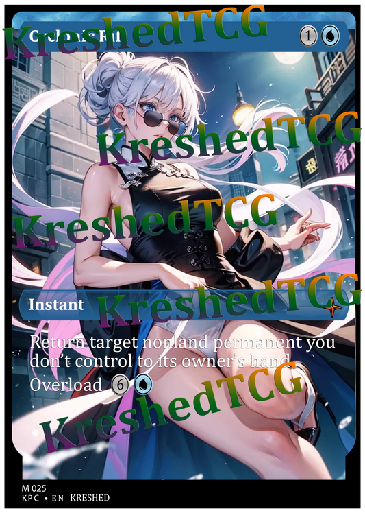 Cyclonic Rift MTG Full Art Holo – Anime Custom Card | KreshedTCG