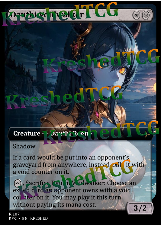 Dauthi Voidwalker MTG Full Art Holo – Anime Custom Card | KreshedTCG