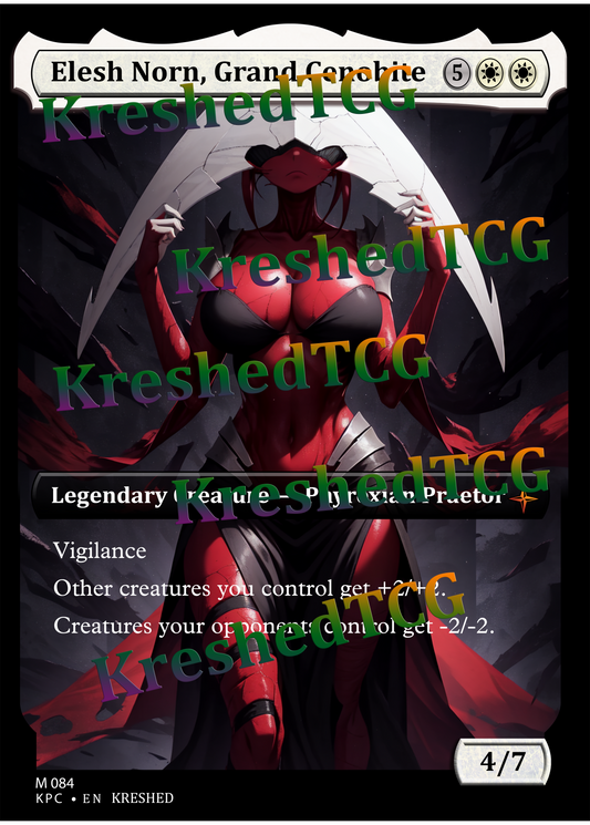 Elesh Norn, Grand Cenobite MTG Full Art Holo – Anime Custom Card | KreshedTCG