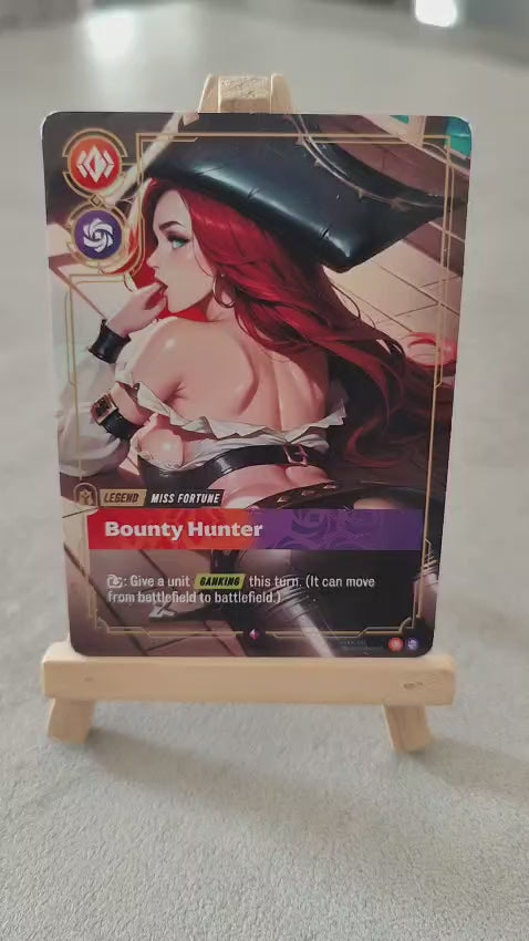 Nine Tailed Fox Ahri Riftbound Full Art Holo – Anime Custom Card | KreshedTCG